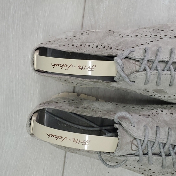Cole Haan ZERØGRAND Womens Wingtip Oxford Comfort Suede Sneaker shoes sz9 - Picture 5 of 12